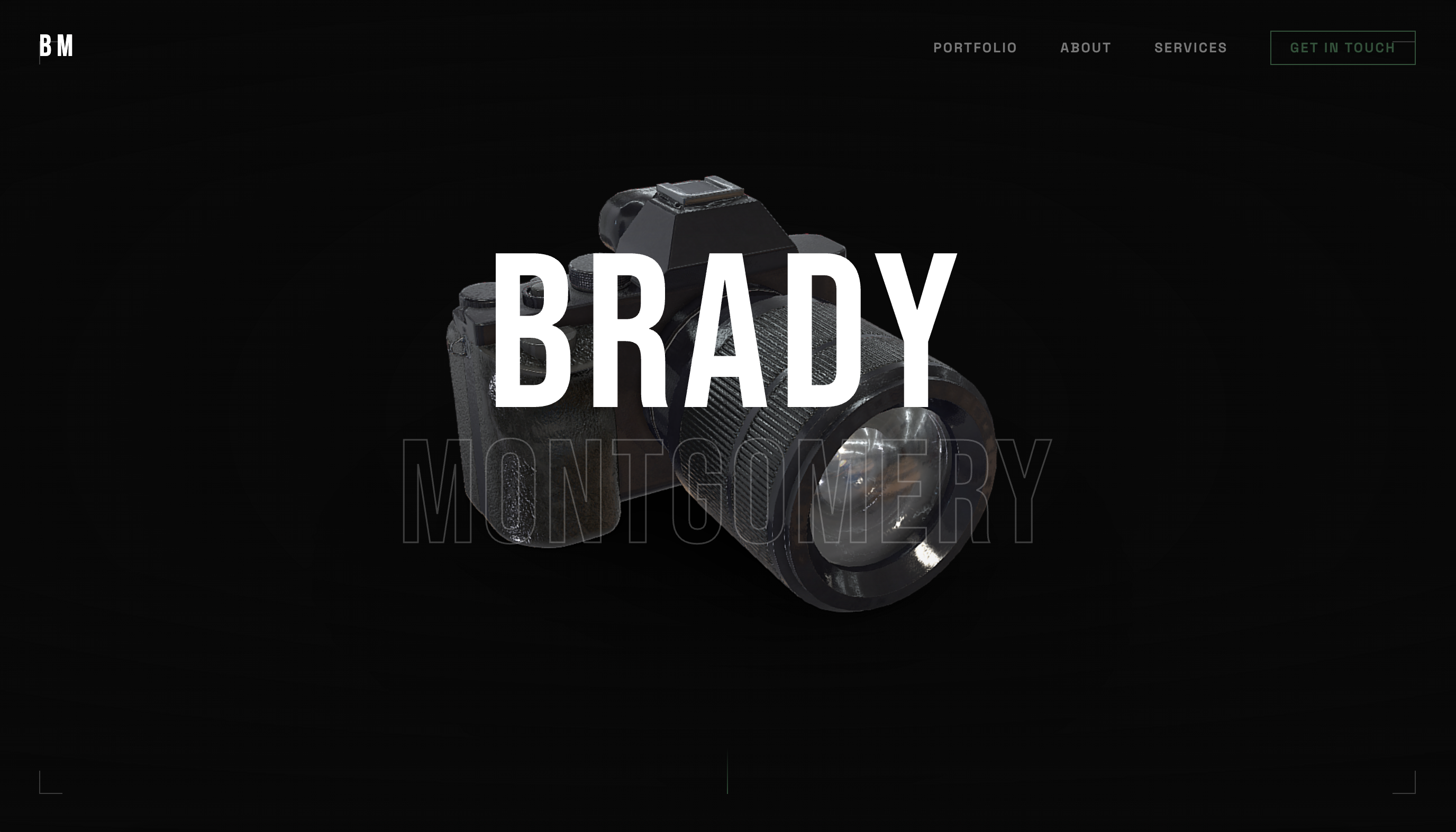 Brady Montgomery Photography website