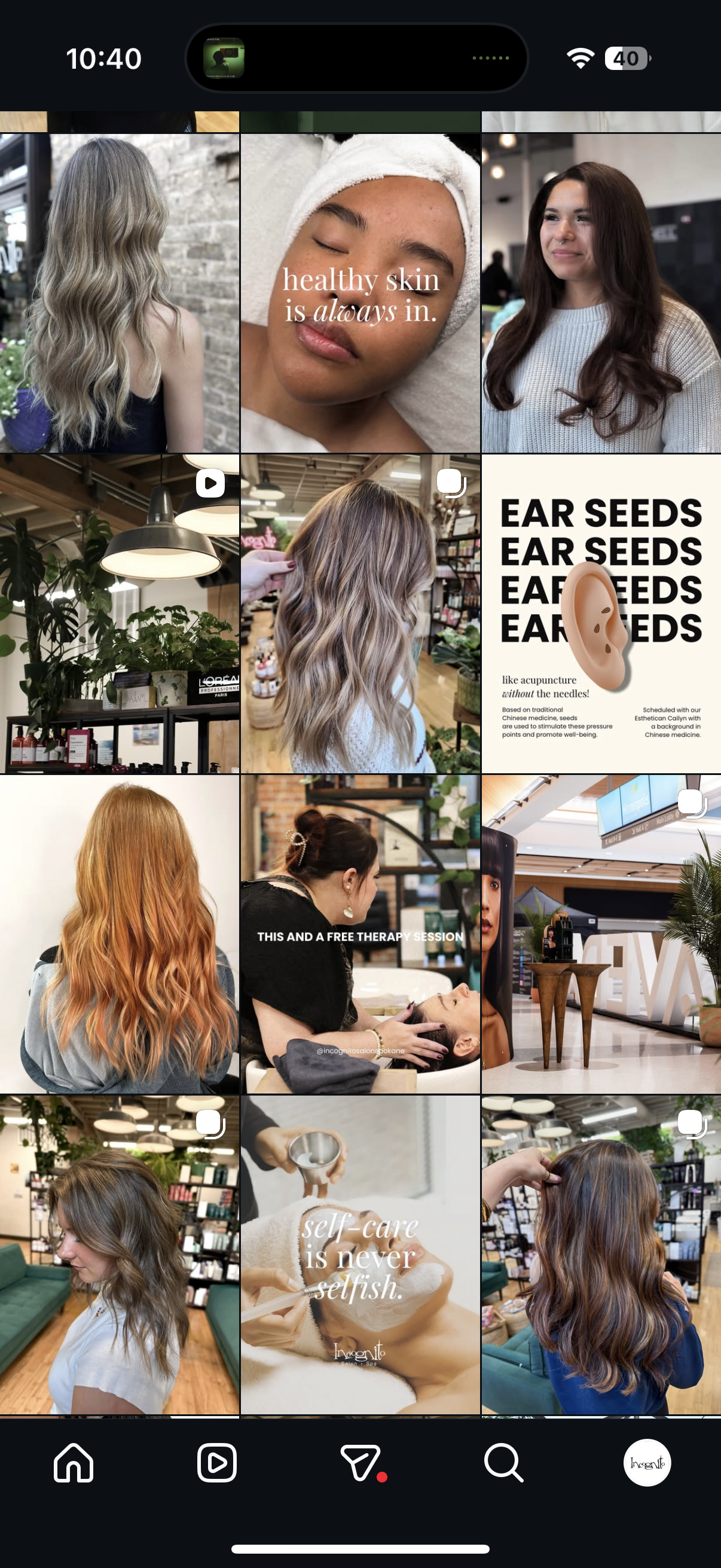 Incognito Salon feed
