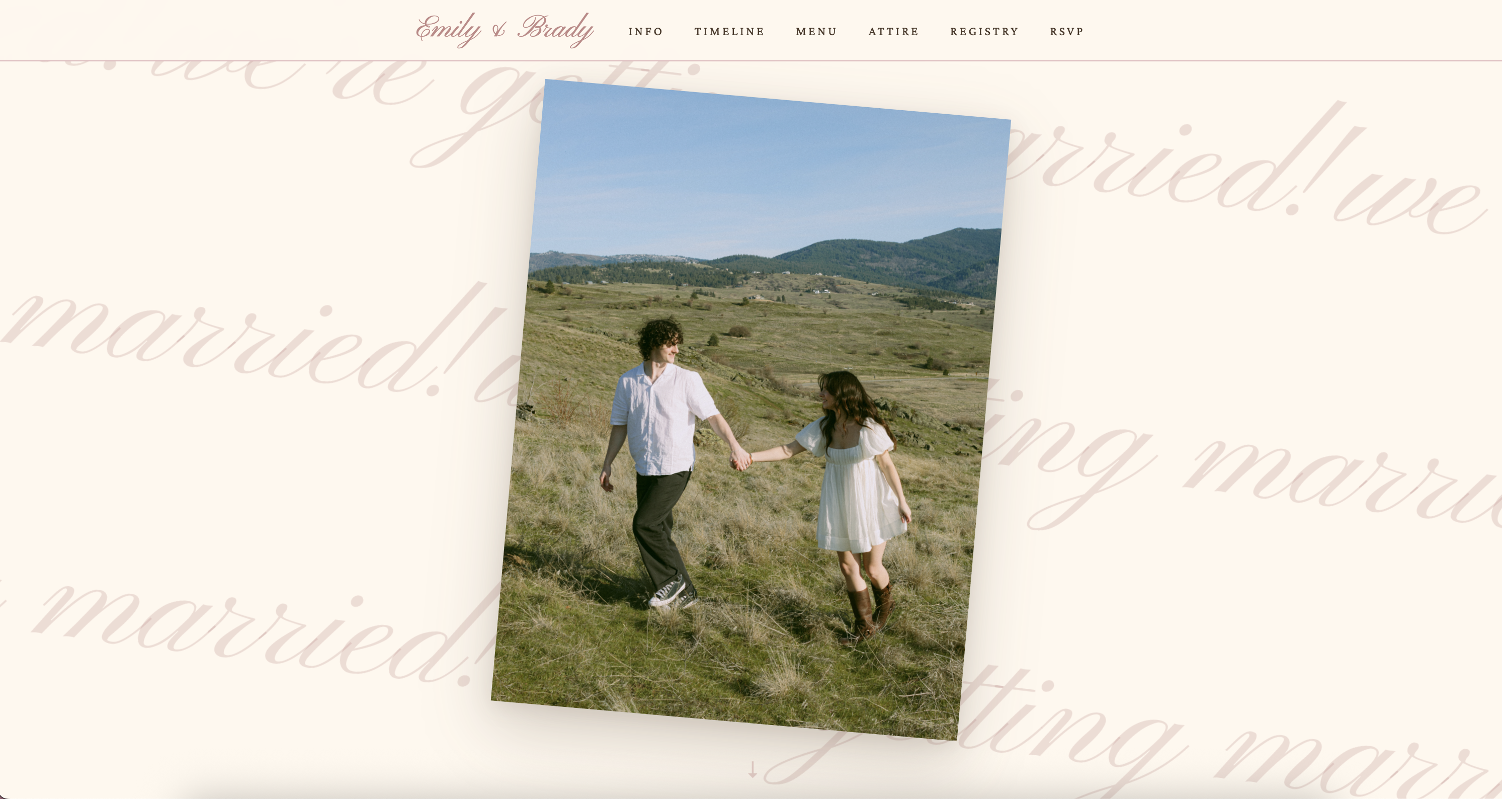 Wedding website
